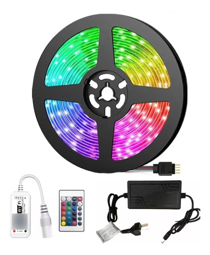 Led Rgb 5050 Wifi Audioritmio Sonido Google Alexa Colores