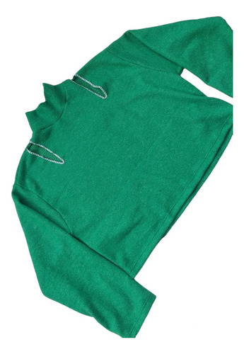 Sweter Strass Verde