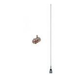 Antena Radio Amador Aquario 1,50m P Enfeite + Conector