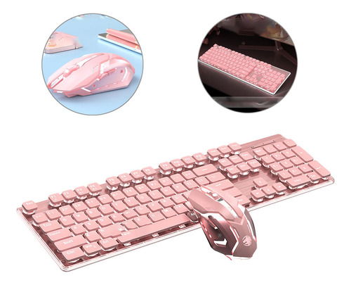 Abs Silencioso E Ultrafino Kit Mouse E Teclado Gamer Sem Fio