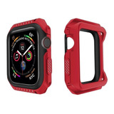 Carcasa Para Apple Watch Serie 3 38mm Rojo Con Negro