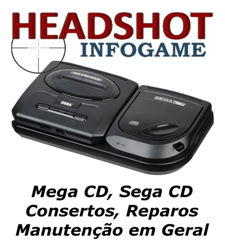Consertos Manutenção Reparos: Sega Cd, Mega Drive Genesis Cd