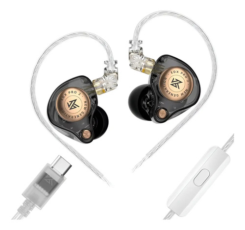 Auriculares Kz Edx Pro 2 Tipo C Con Micrófono Interno - Prof | Meses sin interés