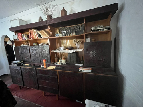 Mueble De Madera Antiguo, Medidas 2mts X 3 Labrado