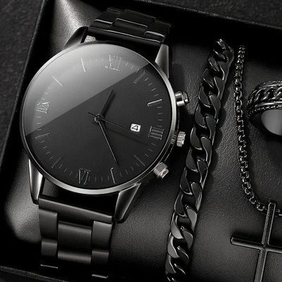 Reloj De Cuarzo Con Esfera Redonda De Moda, De Aleación | Envío gratis
