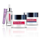 Loreal Revitalift Combo Kit Crema Dia + Noche + Serum + Ojos