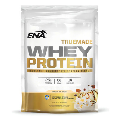 Proteina ENA Sport True Made sabor vanilla ice cream en Doypack 453g | Envío gratis
