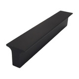 Manija Tirador Barra T Aluminio Negro 192 Mm Mueble Cajón 