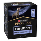 Suplemento En Polvo Purina Pro Plan Fortiflora Canine Probiotic Con Probióticos Para Perro Todas Las Edades Todos Los Tamaños En Sobres De 30 Unidades De 1g Por Unidad De 30g