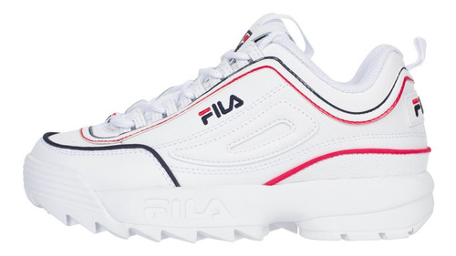 Tenis Fila Disruptor 2 Contrast Piping Blanco 3fm01008 125