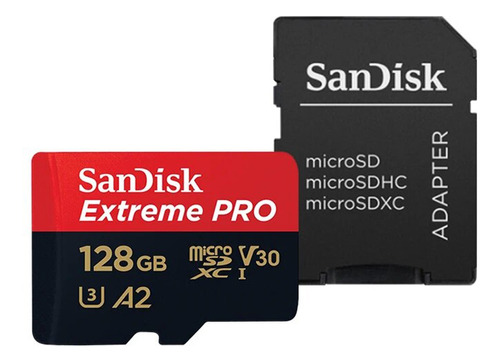 Sandisk Tarjeta De Memoria Extreme Pro Con Adaptador Sd 128g