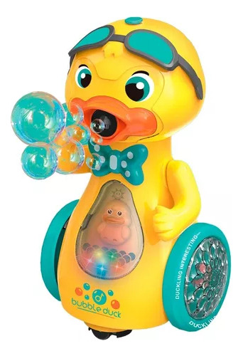 Patito Infantil, Juguete, Luz Led Con Sonido Para Paseos