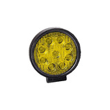 Faro Led Auxiliar 27w 9 Led Color Ambar 12/24v 4x4 Off Road