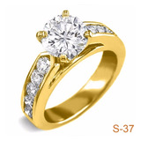 Anillo Compromiso .75ct Diamante Natural Color G, Pureza Vs1