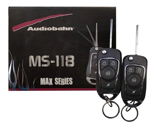 Alarma Audiobahn Ms-118 Seguridad Auto Carro 2 Controles