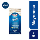 Mayonesa Kraft Mayodeli Sachet 7g Caja 500 Unidades