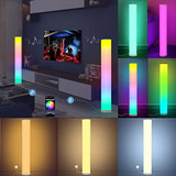 Lámpara De Piso Led Multicolor Con App Y Control.