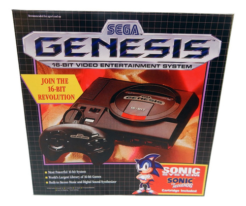 Caixa Vazia Papelão Sega Genesis Para Reposição