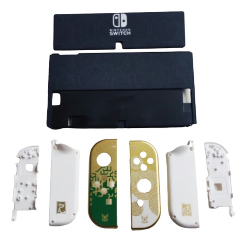 Carcasa Repuesto Consola Y Joycon Para Nintendo Switch Oled