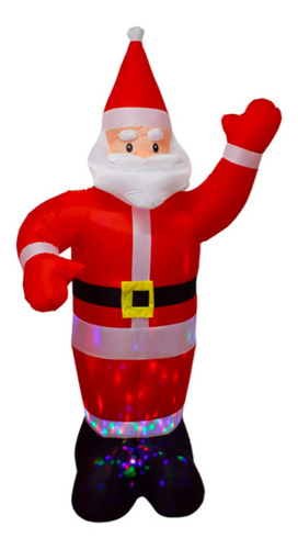 Inflable De Navidad Con Santa Claus Jumbo 2m + Regalo