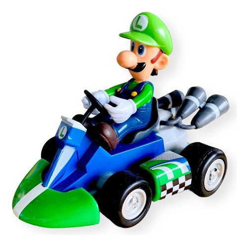 Carro Impulso Super Mario Bross Kart Coleccion Juguete