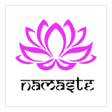 Stencil Flor Lotus Namaste - 10x10 - Ref 5142