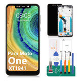 Para Motorola Moto One Xt1941 Pantalla Táctil Lcd Con Marco