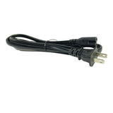 6 Cables De Poder Tipo Grabadora. Cable De Grabadora 1.2 Mtr