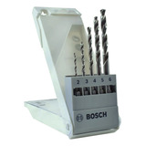 Set De 5 Mechas Bosch Encastre Hexagonal 1/4 Para Metal 2608595517