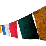 Banderines Tibetanos De Oracion Lung Ta Grandes 20x20cm X10