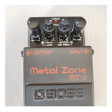 Boss Metal Zone Mt-2  Pedal De Distorsión