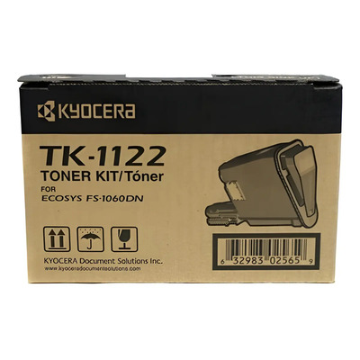 Cartucho Tóner Kyocera Negro TK-1122 Láser 3500 Páginas para FS-1025MFP | Envío gratis