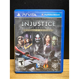 Injustice Gods Among Us Ultimate Edition Ps Vita