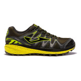 Tenis Joma Trail Running Trek 2223 Hombre Gris/amarillo