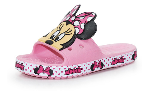 Chinelo Minnie Mouse Sandália Minnie Slide Leve Confortável