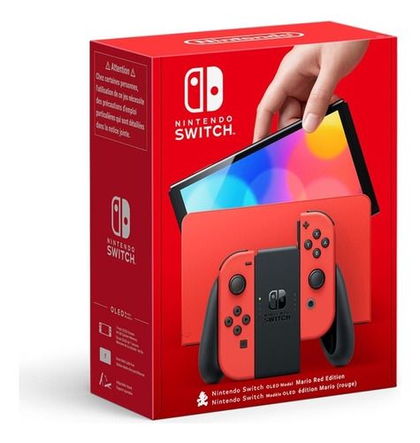 Nintendo Switch Edición Mario Red