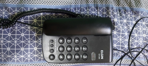 Telefone De Base Elgin Modelo Tcf 2000 Preto Original