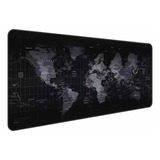 Mouse Pad Gamer Mapa De Mundo 90x40cm Padmouse Escritorio Mj