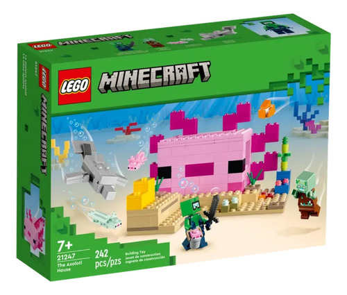 Lego Minecraft 21247 - A Casa Do Axolotl