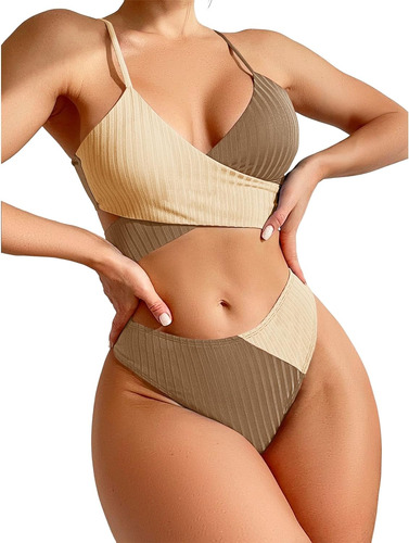 Conjunto De Dos Piezas De Traje De Baño Bikini Para Mujer