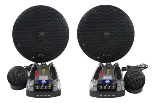 Set De Medios 6.5puLG Treo Symphony 65c 2 Vias 600 Watts