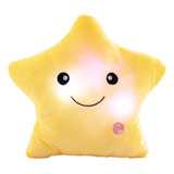 Almohada De Felpa Luminosa Con Forma De Estrella Brillante.