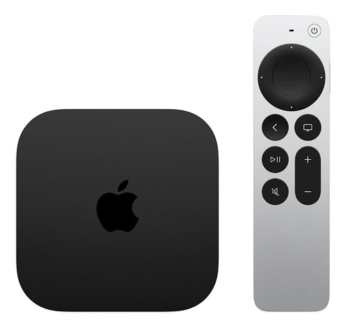  Apple Tv 4k (wifi) A2737 De Voz 3.ª Generación 2022 4k 64gb Negro