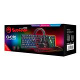 Kit Gamer Scorpion - Teclado Mouse Audífonos Mouse Pad Cm370