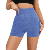 Calza Corta Short Frunce Seamless Sin Costura Importada