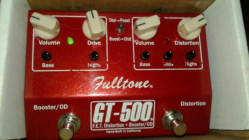 Fulltone Gt-500 Fet Distor+boost - Permuto