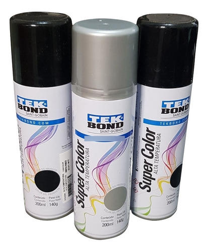 Pintura Aerosol Alta Temperatura Tekbond 200ml  Envío Gratis