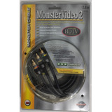 Cabo Componente Monster Cable - 1,5m - Conexão Rca