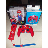 Control Wii Mote , Control Clasico Y Figura Mario Bros