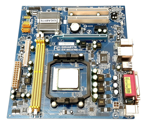 Mother Gigabyte Ga-m61pme-s2 Micro Amd Sempron